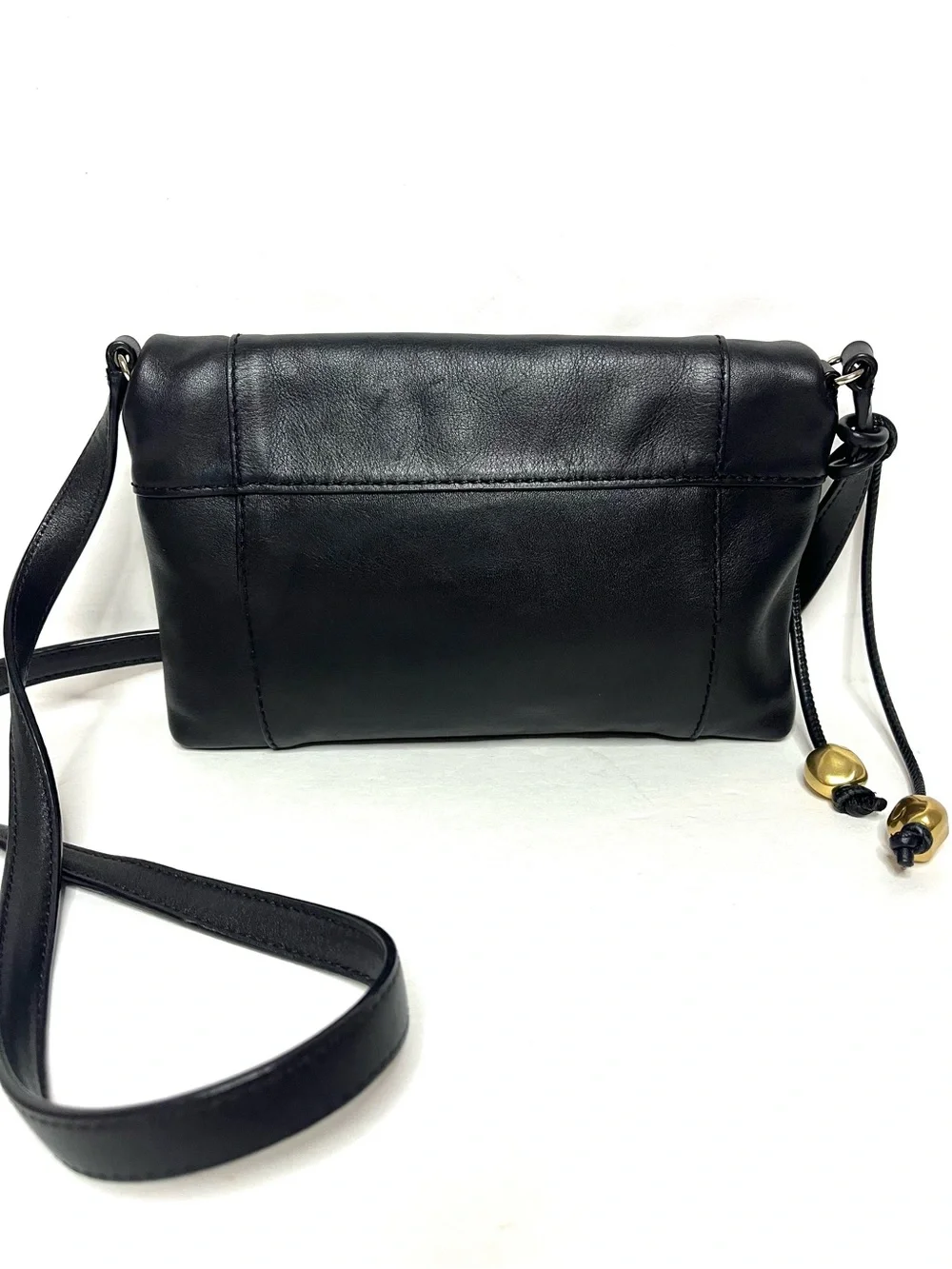 Kate Spade Fremont Place Julian Black Leather Fold-over Crossbody